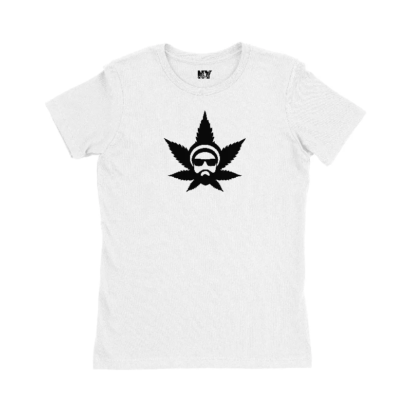 Rastaman Pot Leaf 420 Shirt, Womens Tee Shirt-- Hooded Caped Shawl Collar