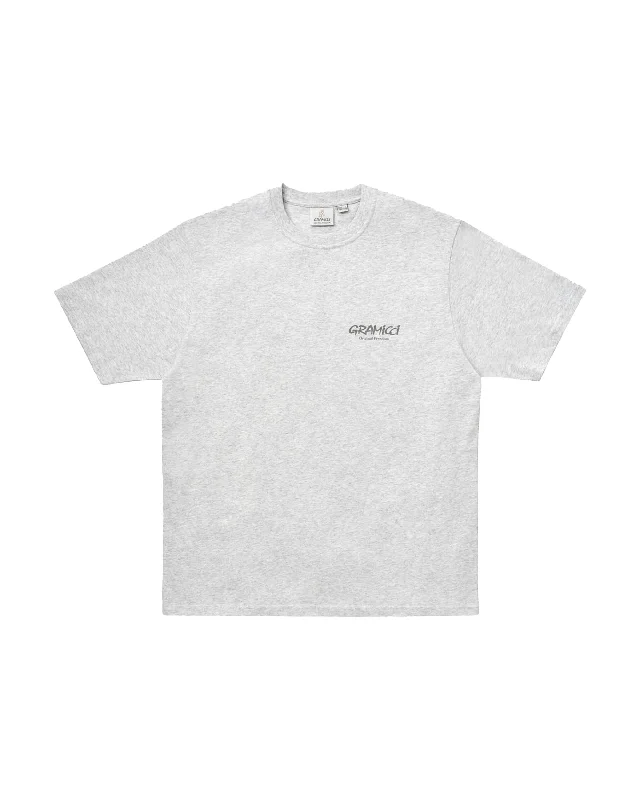 Original Freedom T-Shirt - Grey Heather-- Thin T-Shirt Open Front Quick Dry