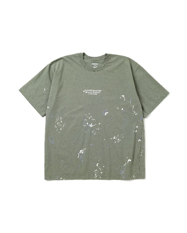 SS14 T-Shirt - Olive Drab-- Hooded Caped Shawl Collar