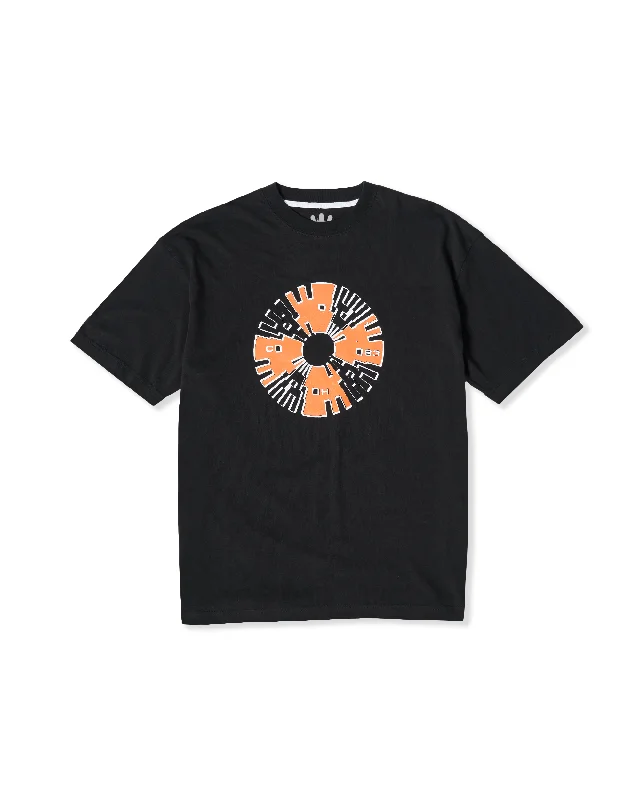 Coded Fable T-shirt - Black-- Jersey Fabric Tulle Fabric Batik Fabric