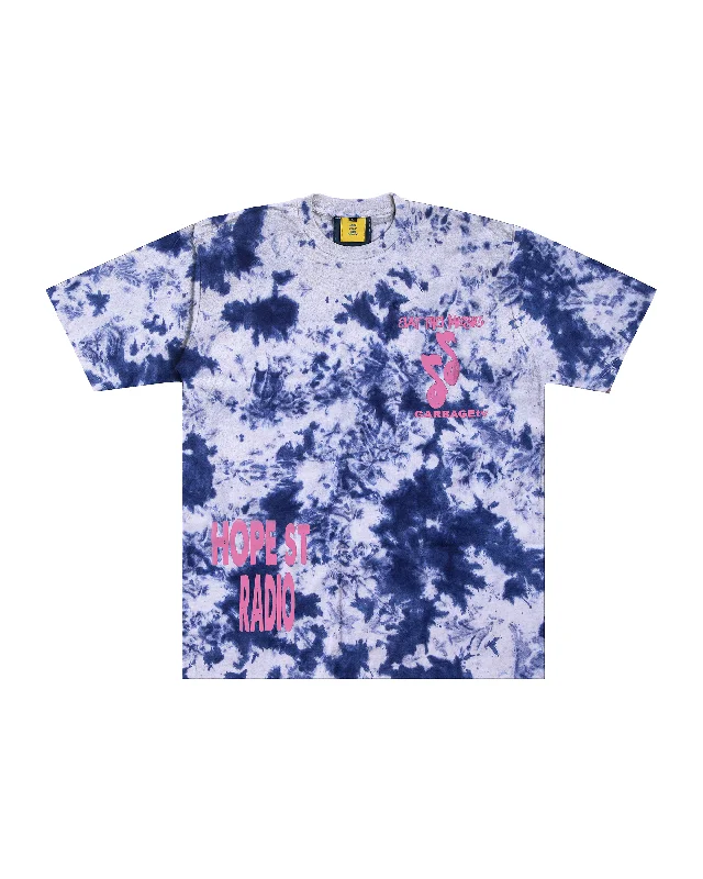 Eat It Up T-Shirt - Tie-Dye Blue-- Satin Blend Silk Blend Wool Blend