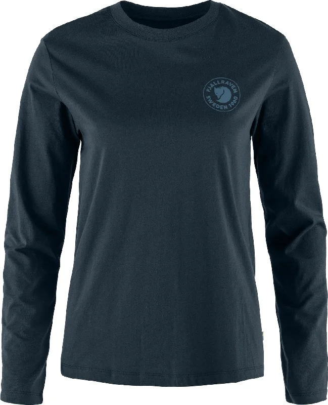 1960 Logo Long Sleeve T-shirt - Women's|-|T-shirt à manches longues avec logo 1960 - Femme-- Cashmere Blend Cotton Blend Poly Blend