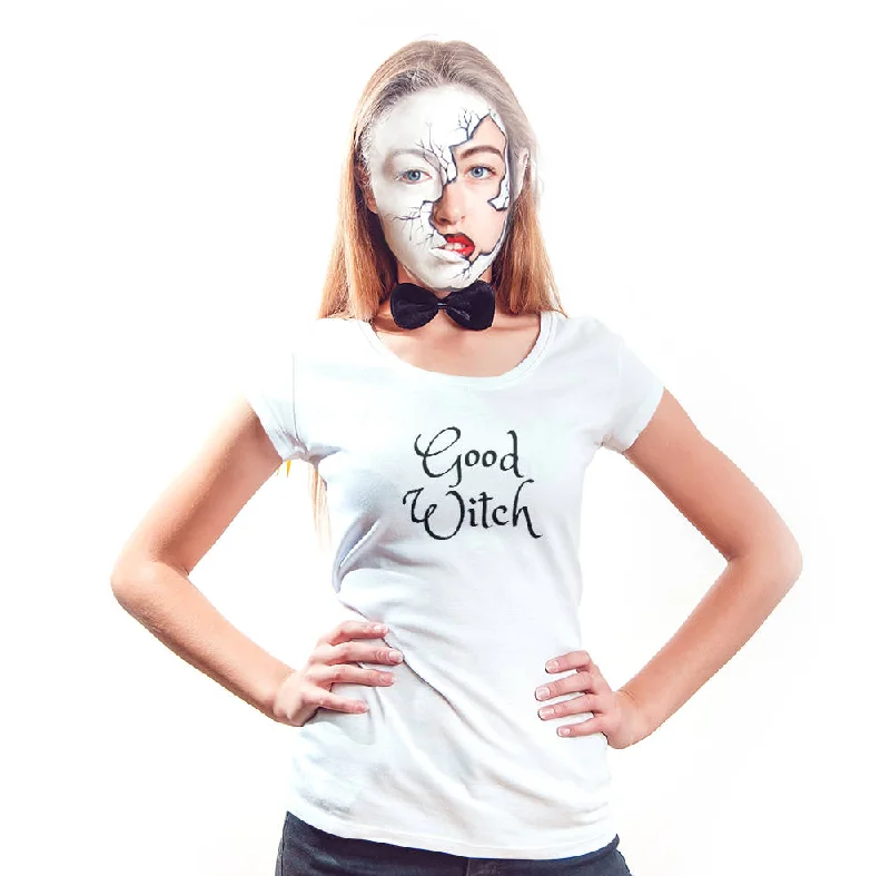 Good Witch Halloween Shirt, Womens Tee Shirt-- Modern Contemporary Chic