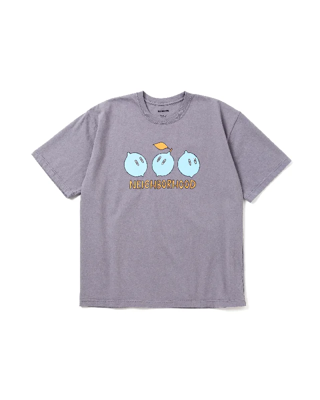 SS20 T-Shirt - Grey-- Front Pockets Side Pockets Patch Pockets