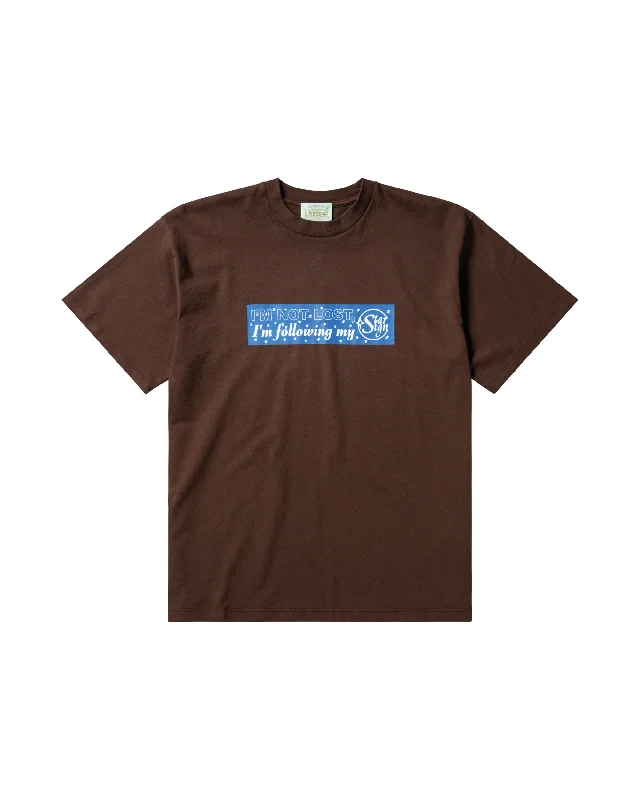 Follow Your Starsign T-Shirt - Brown-- Modern Contemporary Chic