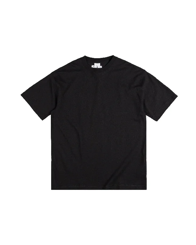 Wool Classics T-shirt - Black-- Hooded Caped Shawl Collar