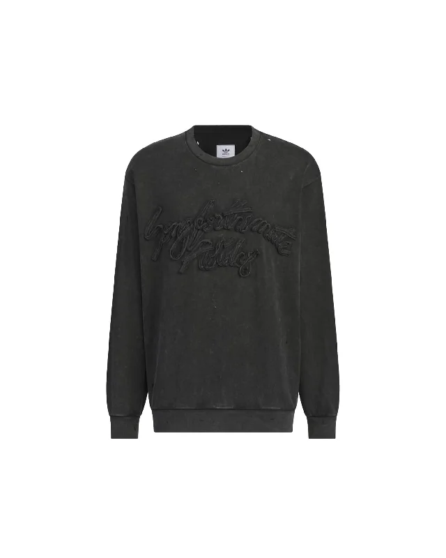 Song for the Mute ADI004 L/S T-shirt - Black-- Iron Safe Non-Iron Wrinkle Free