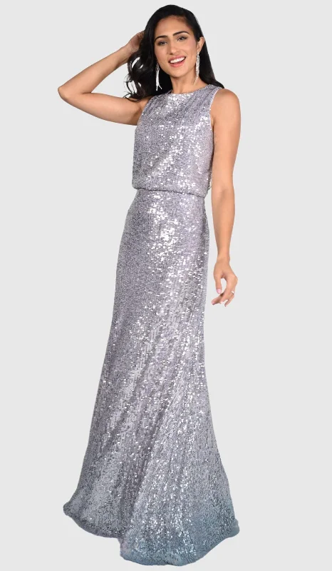 Mixed Sequins Dress Tunics Satin smooth