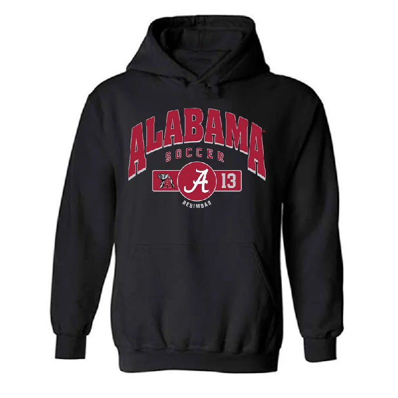 Alabama - NCAA Women's Soccer : Melina Rebimbas - Hooded Sweatshirt Hoodie with Emblem Brand Identity