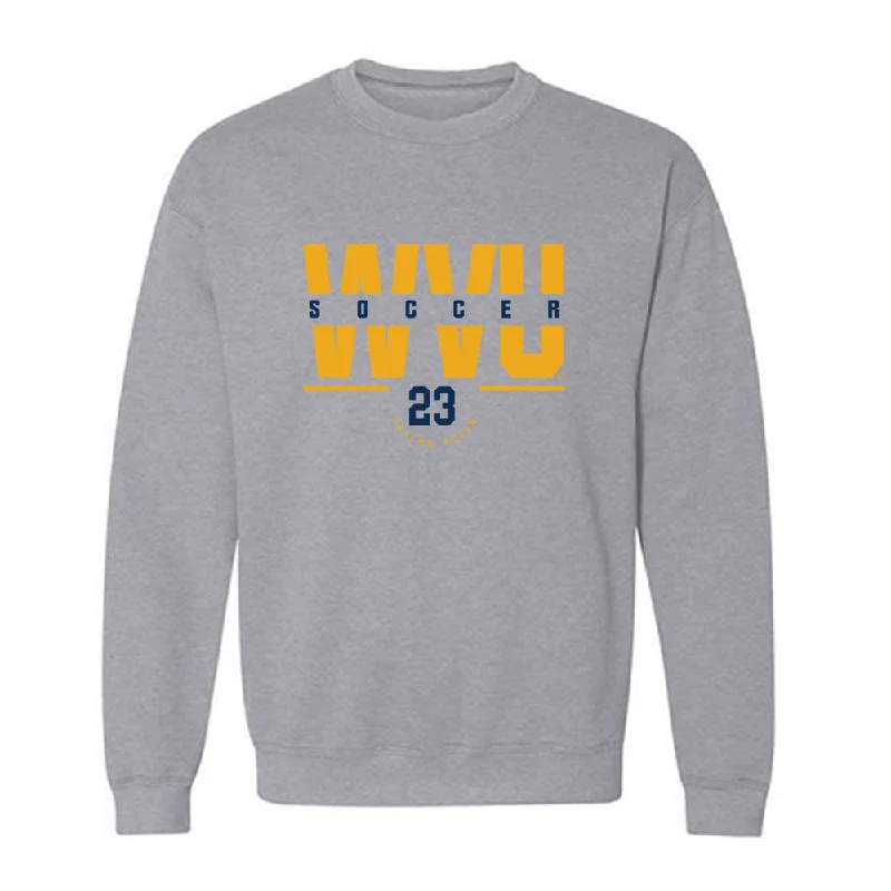 West Virginia - NCAA Women's Soccer : Taylor Allen - Classic Fashion Shersey Crewneck Sweatshirt Hoodie with Longline Fit Extended Stylish