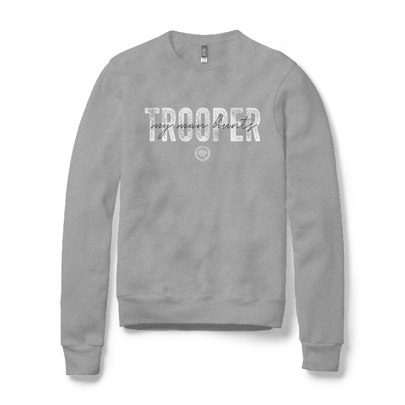 Women's Trooper Sweatshirt Hoodie Dress Longline Feminine