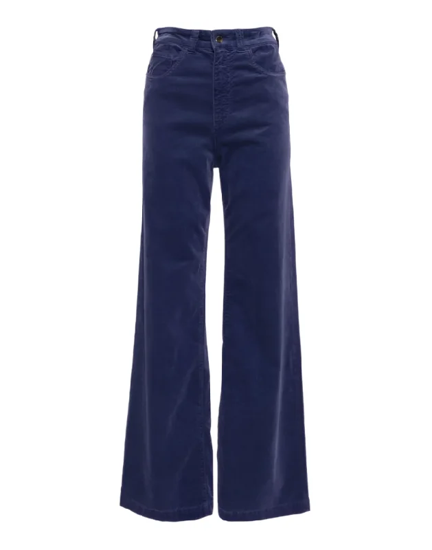 Emporio Armani high-rise corduroy palazzo pants Comfortable Jogger Trousers
