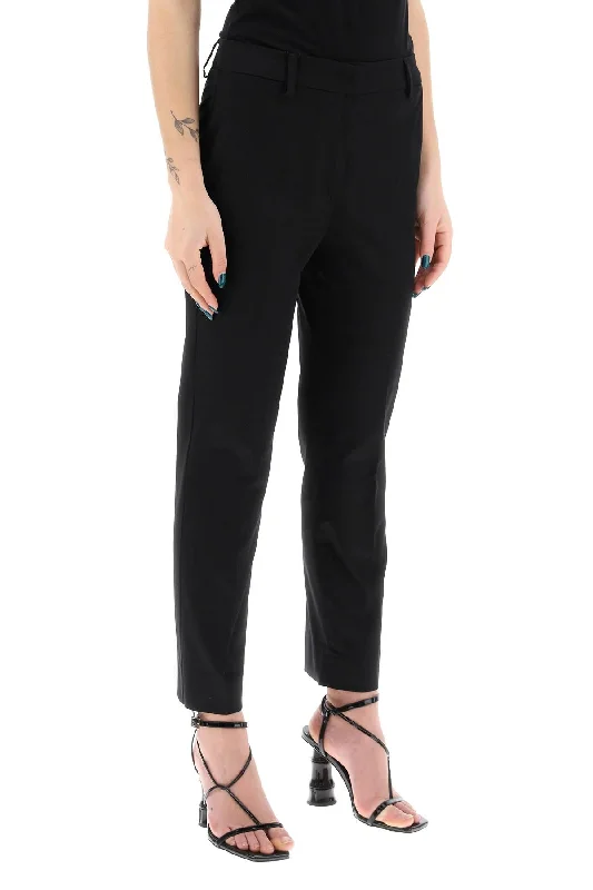 Weekend Max Mara Cecco Cotton Stretch Cigarette Pants In 10 Comfortable Jogging Pants
