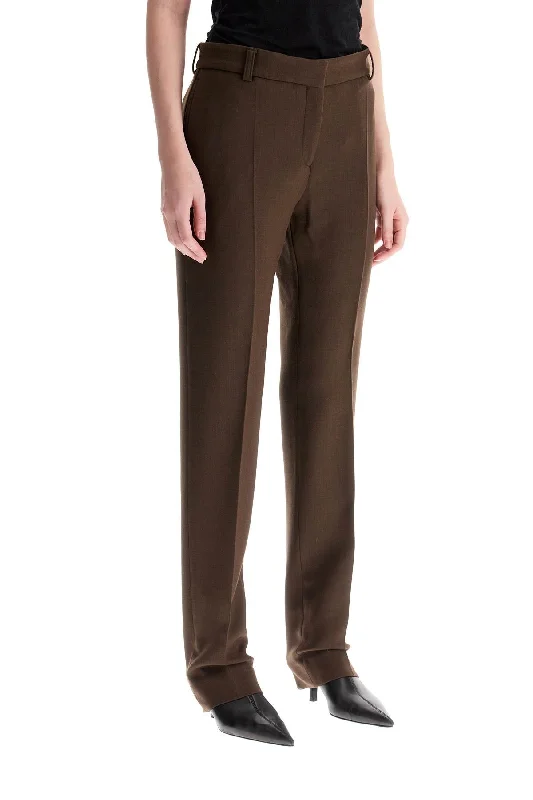 Toteme Low-Waisted Slim Fit Pants Fashionable Sporty Pants