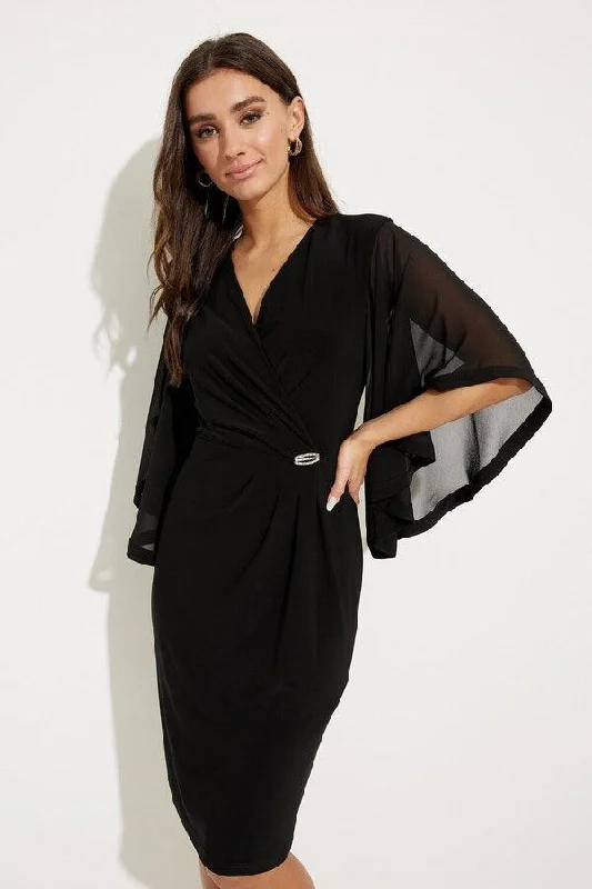 Flutter Sleeve Dress Tunic Top Casual