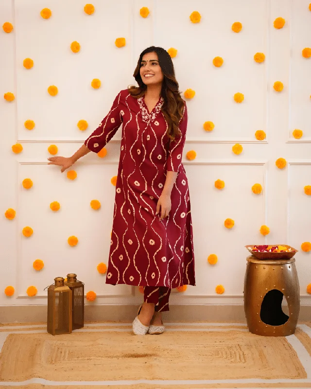 Aastha Fashion Women's Printed Rayon Orange Kurti With Pant By Srf Jaipur Comfortable Jogger Trousers