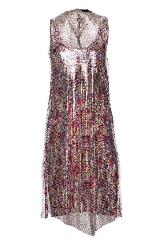 Sunny Pansy Mesh Mini Dress Trendy Mesh Mini Dress