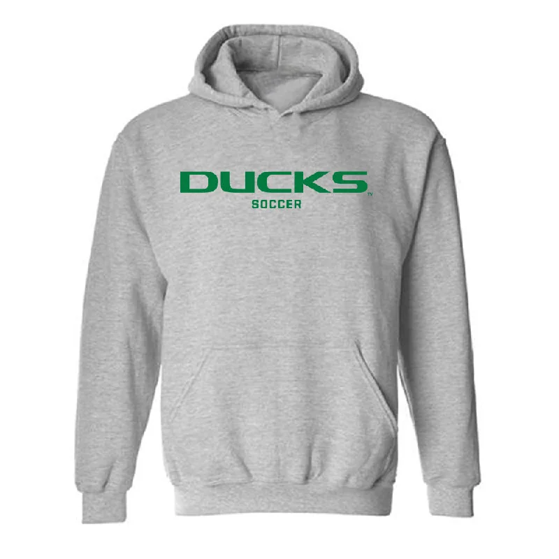 Oregon - NCAA Women's Soccer : Lauren Kenny - Classic Shersey Hooded Sweatshirt Hoodie with Gradient Ombre Colorful