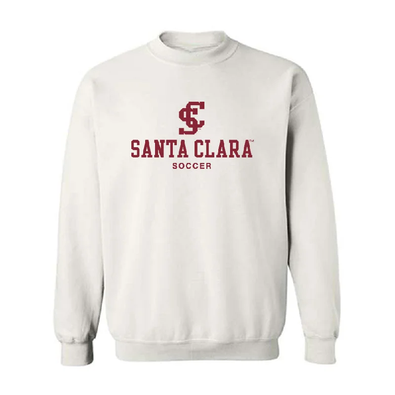 SCU - NCAA Women's Soccer : Ally Reynolds - Crewneck Sweatshirt Hoodie with Drawstring Waist Adjustable Fitted