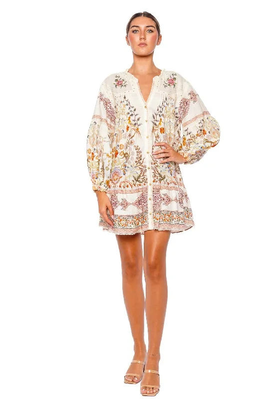 In Honour of Heirlooms Linen Mini Dress Trendy Crossover Mini Dress