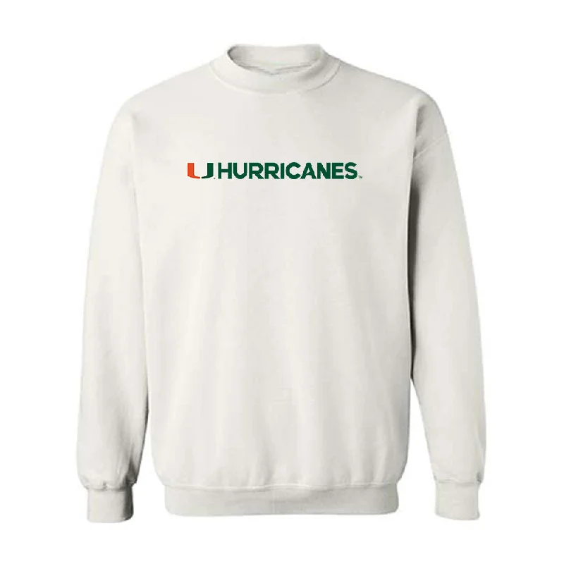 Miami - NCAA Women's Soccer : Faith Graziano - Classic Shersey Crewneck Sweatshirt Hoodie with Pattern Geometric Abstract