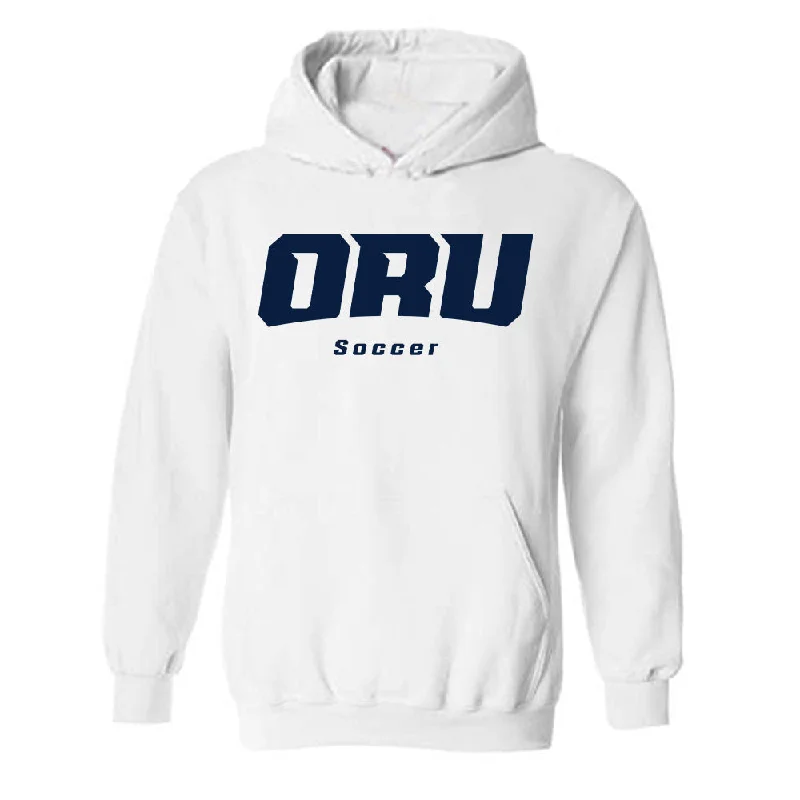 Oral Roberts - NCAA Women's Soccer : Haley Nichols - Classic Shersey Hooded Sweatshirt Hoodie with Side Slits Relaxed Casual