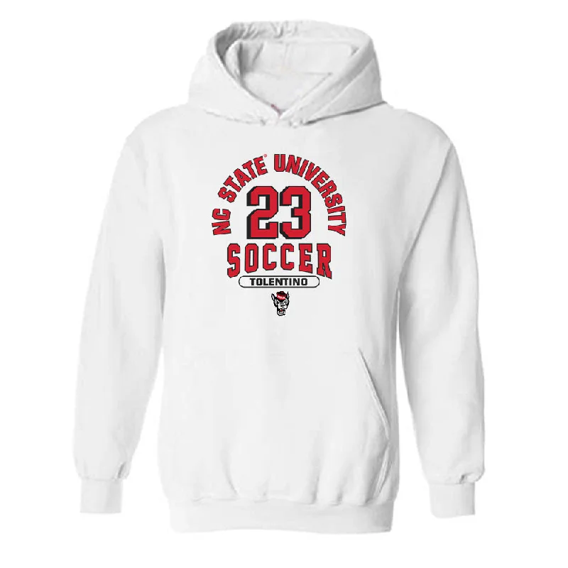 NC State - NCAA Women's Soccer : Paige Tolentino - Classic Shersey Hooded Sweatshirt Hoodie with Full-Zip Functional Layering