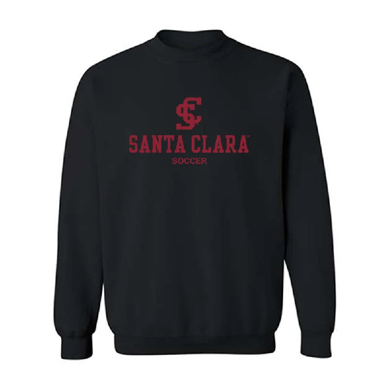SCU - NCAA Women's Soccer : Marissa Vasquez - Crewneck Sweatshirt Hoodie with Mock Neck Collared Structured