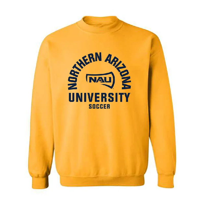 Northern Arizona - NCAA Women's Soccer : Erin O'Connor - Classic Shersey Crewneck Sweatshirt Hoodie with Applique Textured Unique
