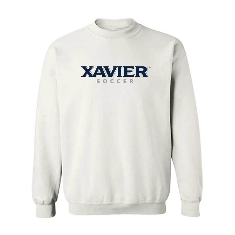 Xavier - NCAA Women's Soccer : Taylor Thomas - Classic Shersey Crewneck Sweatshirt Hoodie with Button Classic Timeless