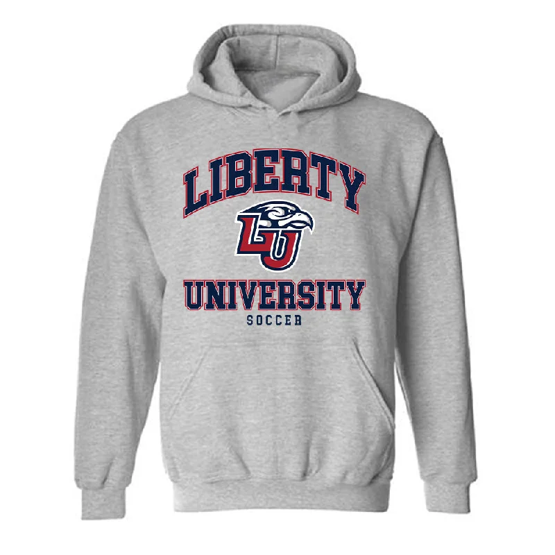 Liberty - NCAA Women's Soccer : Ivy Garner - Generic Shersey Hooded Sweatshirt Zip Hoodie Drawstring Kangaroo Pocket