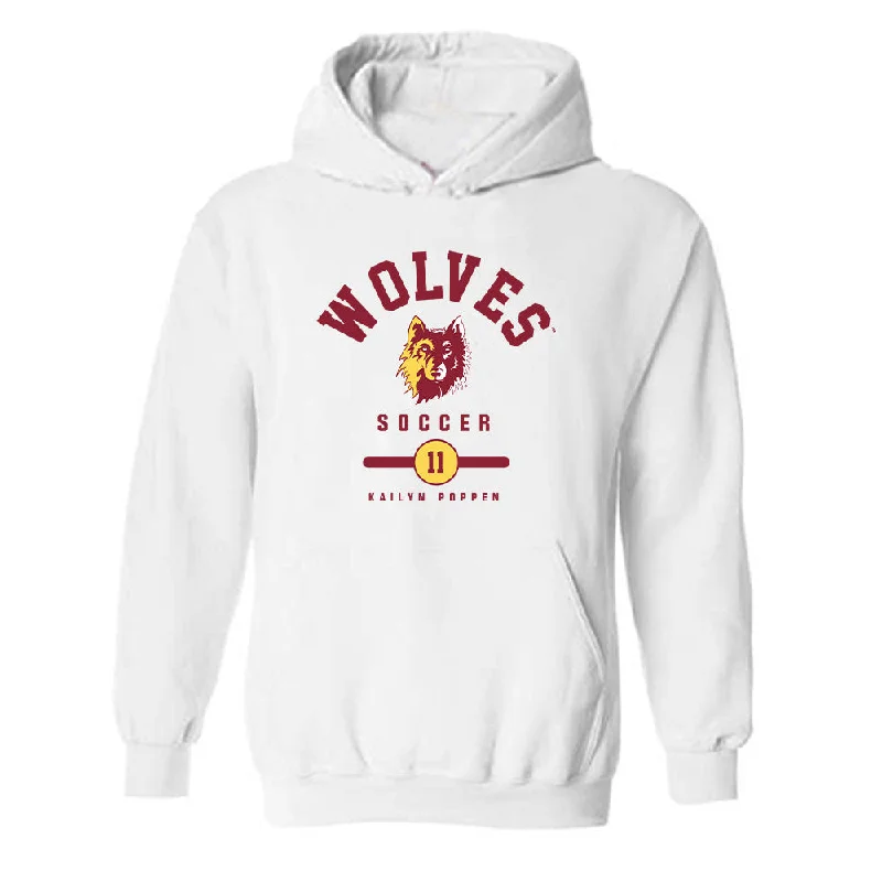 NSU - NCAA Women's Soccer : Kailyn Poppen - Hooded Sweatshirt Hoodie with Reflective Safety Nightwear