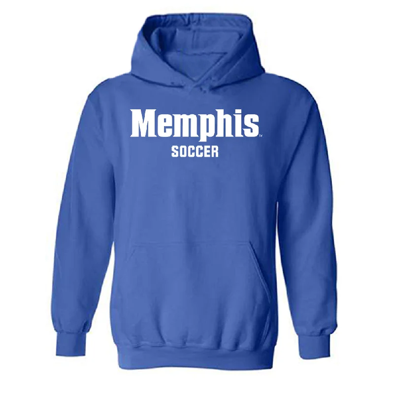Memphis - NCAA Women's Soccer : Abby Kudla - Classic Fashion Shersey Hooded Sweatshirt Hoodie with Raglan Sleeves Sporty Comfortable