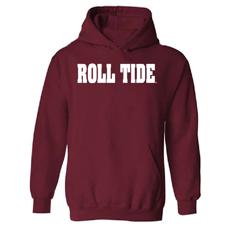 Alabama - NCAA Women's Soccer : Ashley Roni - Hooded Sweatshirt Hoodie with Raw Hem Edgy Unfinished