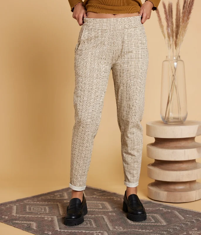 Sequoia Pant - Fog Shadow Plaid Classic Flared Pants