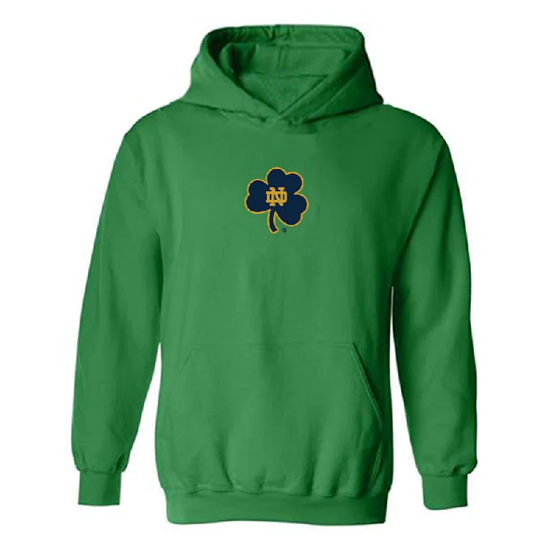 Notre Dame - NCAA Women's Soccer : Sonoma Kasica - Classic Fashion Shersey Hooded Sweatshirt Hoodie with Hem Frayed Vintage Worn