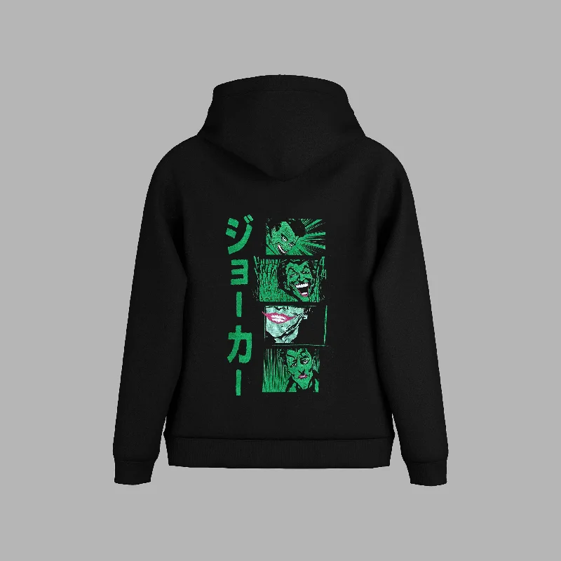 Batman x Blvck Comic Hoodie Hoodie with Stripes Bold Sporty