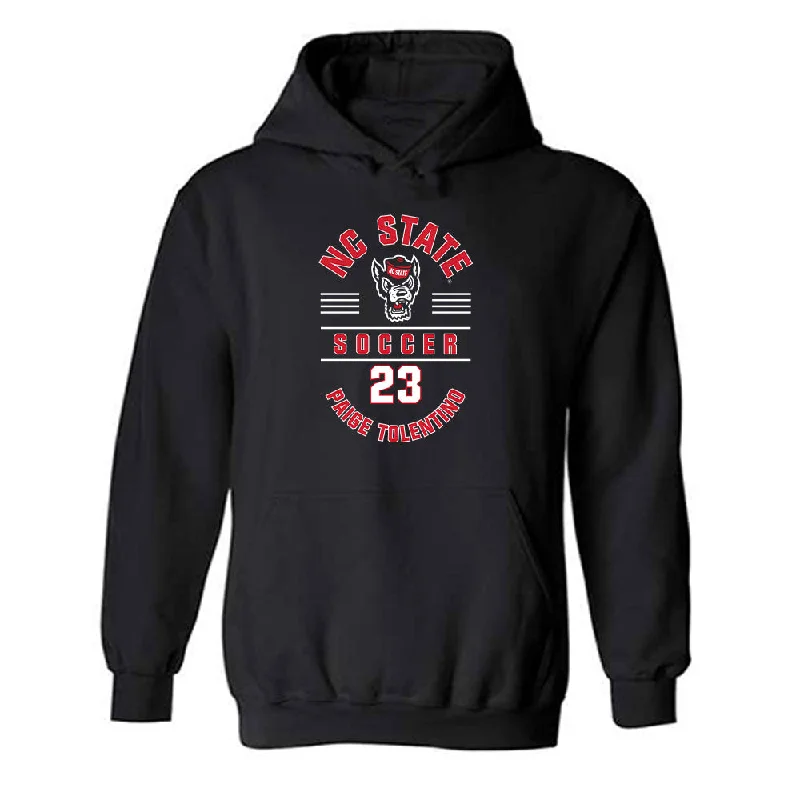 NC State - NCAA Women's Soccer : Paige Tolentino - Classic Fashion Shersey Hooded Sweatshirt Hoodie with Snap Buttons Easy Quick