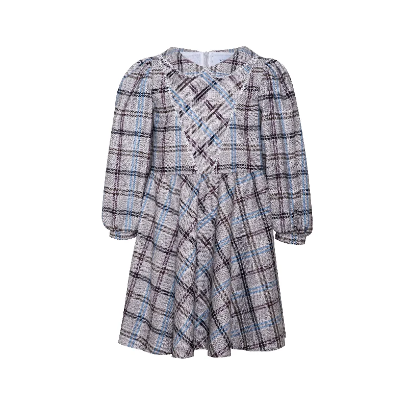 COTTON DRESS-Rude Alpe Grey Tunics Yoga stretchy