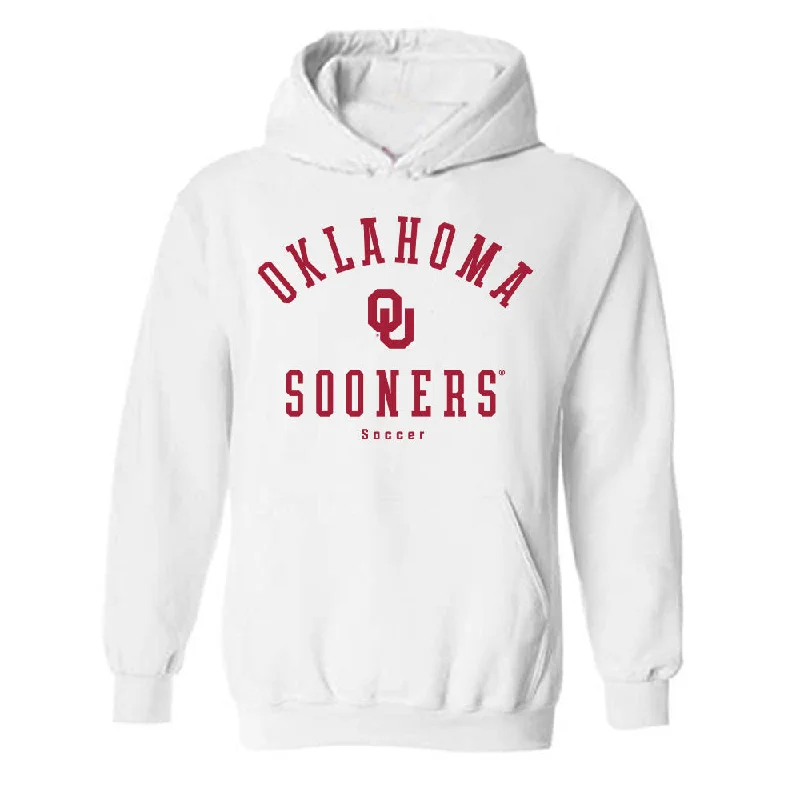 Oklahoma - NCAA Women's Soccer : Morgan O'Connor - Classic Shersey Hooded Sweatshirt Hoodie with Ribbed Hem Stretchable Secure
