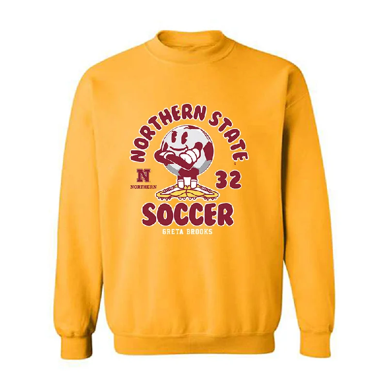 NSU - NCAA Women's Soccer : Greta Brooks - Crewneck Sweatshirt Hoodie with Rhinestones Sparkly Elegant