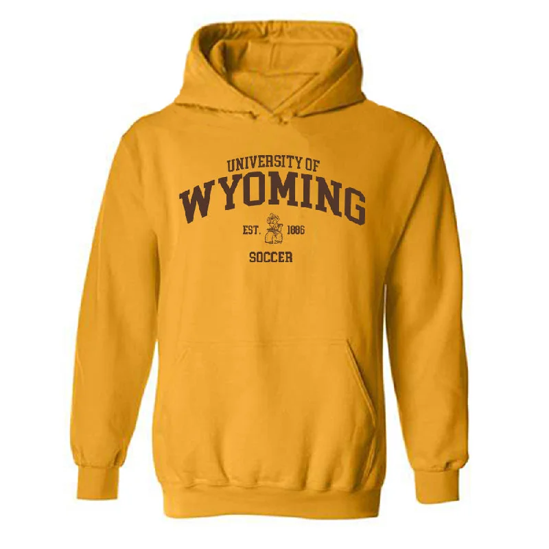 Wyoming - NCAA Women's Soccer : Rory Murry - Classic Shersey Hooded Sweatshirt Hoodie with Raw Hem Edgy Unfinished