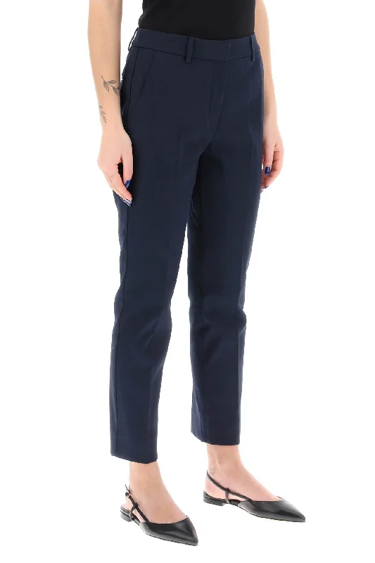 Weekend Max Mara Stretch Cotton Cigarette Pants Cozy Jogger Leggings