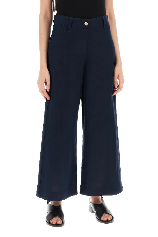 's Max Mara Lapo Linen Canvas Pants For Men Cozy Fitted Pants