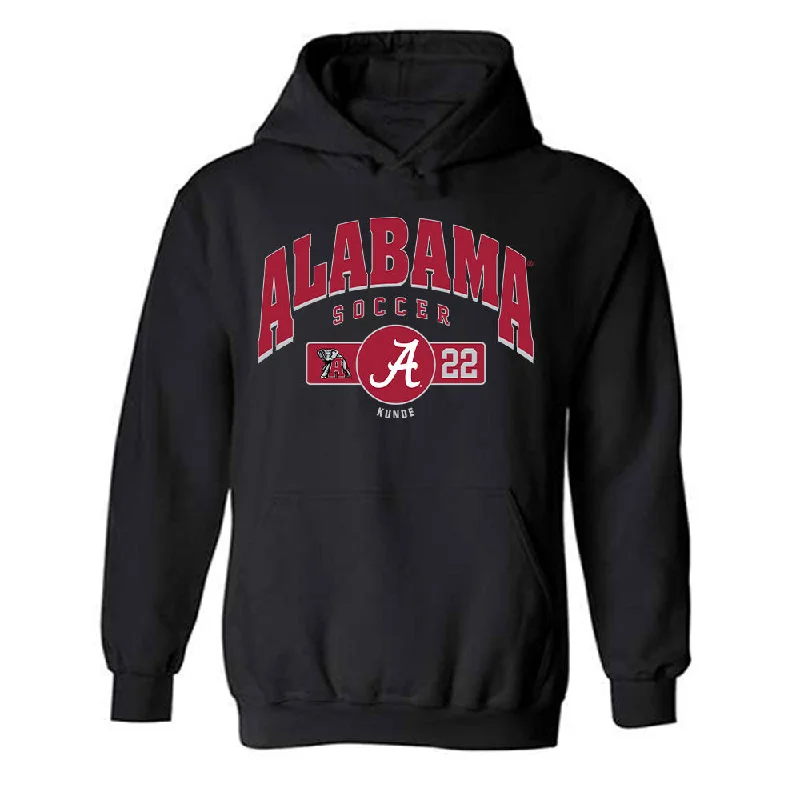 Alabama - NCAA Women's Soccer : Leah Kunde - Hooded Sweatshirt Hoodie with Typography Text Message