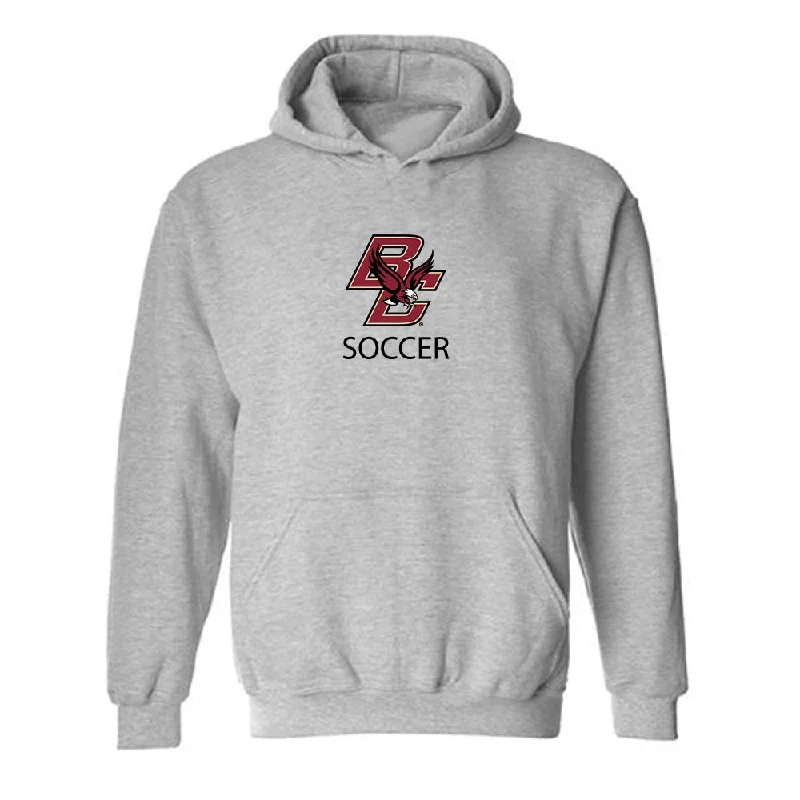 Boston College - NCAA Women's Soccer : Shea Boyle - Classic Shersey Hooded Sweatshirt Hoodie with Hem Detail Decorative Unique