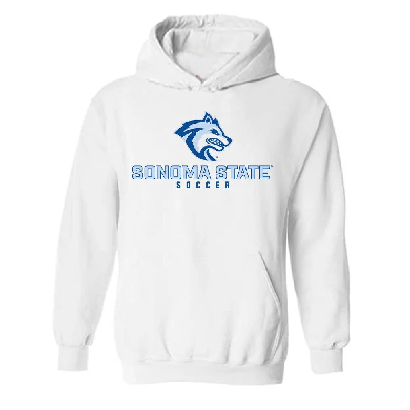 SSU - NCAA Women's Soccer : Ava Ricker - Classic Shersey Hooded Sweatshirt Hoodie with Applique Textured Unique