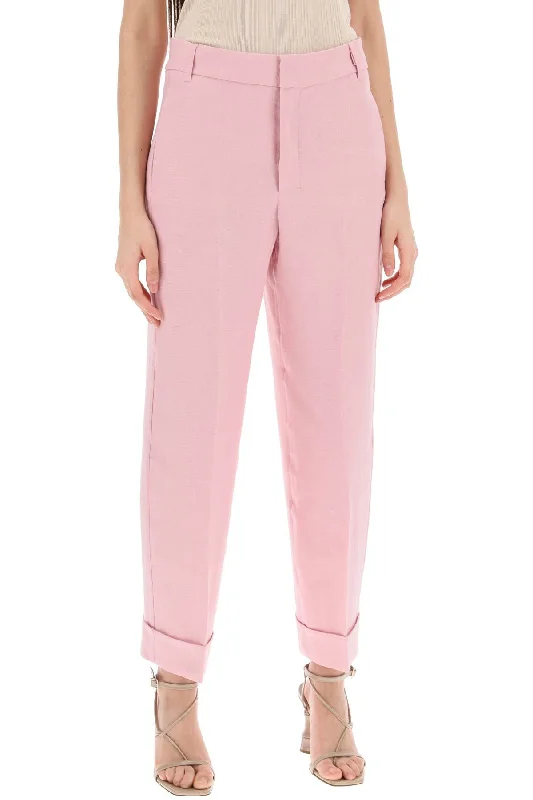 's Max Mara 'linen Cigarette Pants In 'salix Classic Pleated Pants