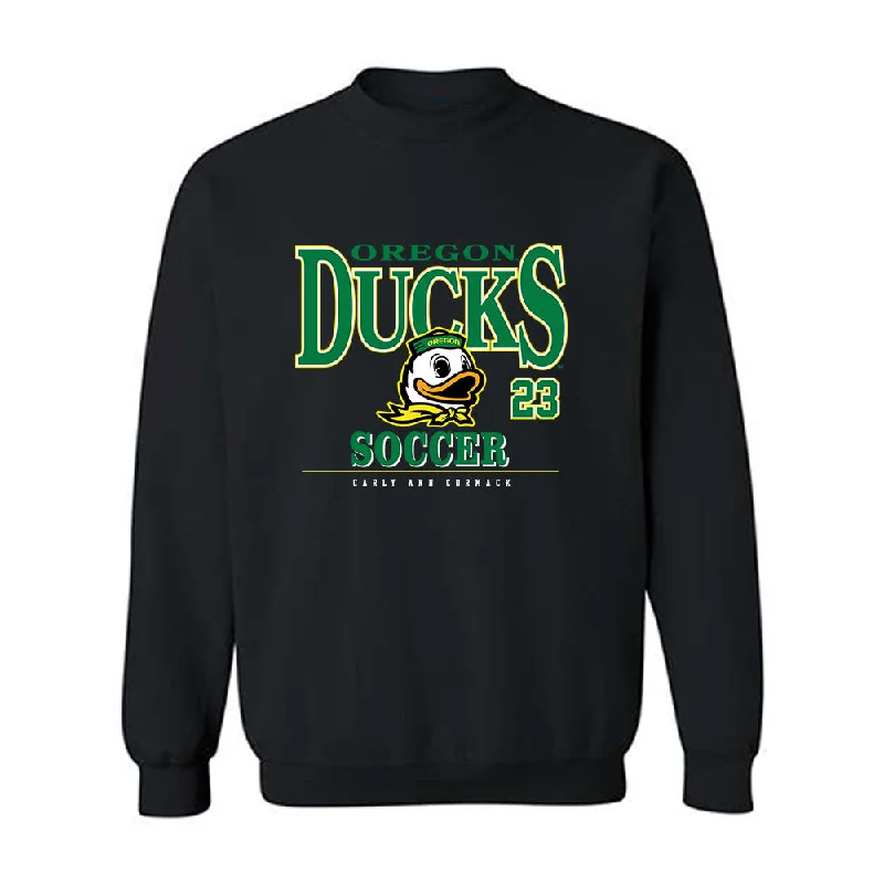 Oregon - NCAA Women's Soccer : Carly Ann Cormack - Classic Fashion Shersey Crewneck Sweatshirt Hoodie with Zipper Versatile Modern