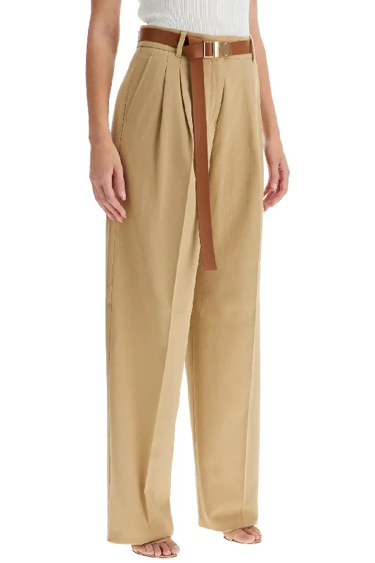 Max Mara Studio Canvas Pants For Men Or Formal Linen Trousers
